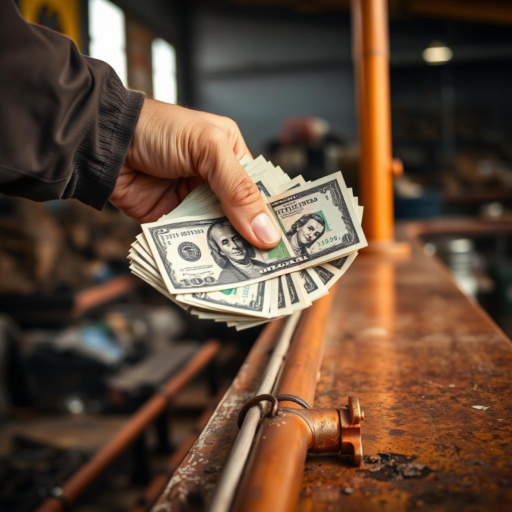 Cash paid on the spot